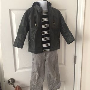 3T Jacket and throwing in outfit